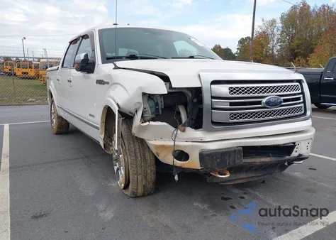 2014 Ford F-150 Platinum from USA, damaged, VIN 1FTFW1ET1EFB06866